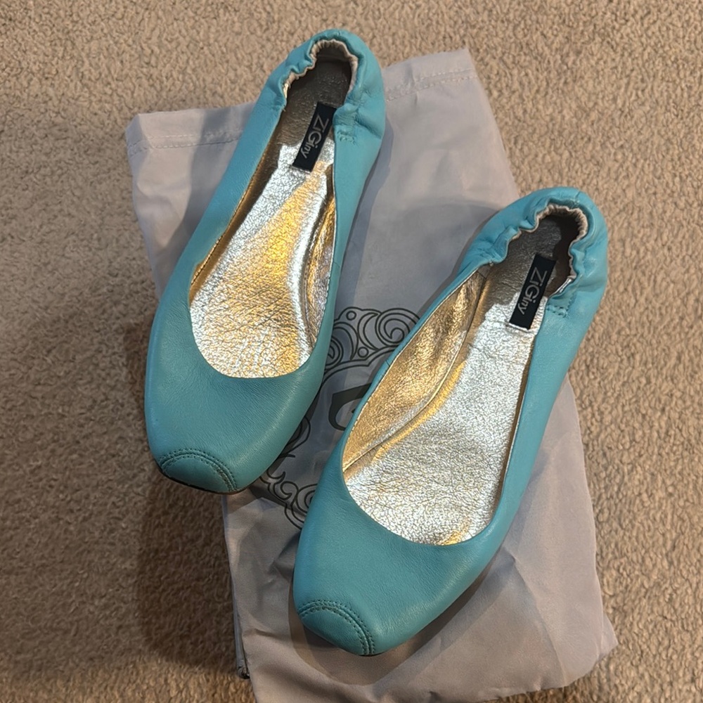 Blue Women's Ballet Flats
